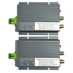 Vendita calda FTTH CATV mini trasmettitore Laser ottico 2 uscite 10mw 47-218MHz con offerta speciale AGC all'ingrosso