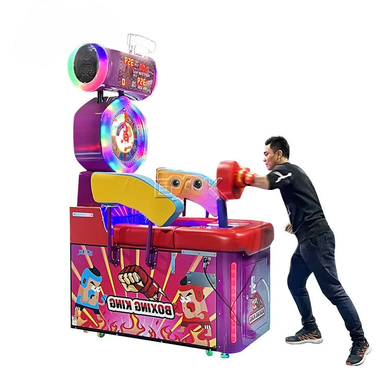 Amusement Coin Operated Arcade Room Punch Boxing Machine Boxing Ticket Machine