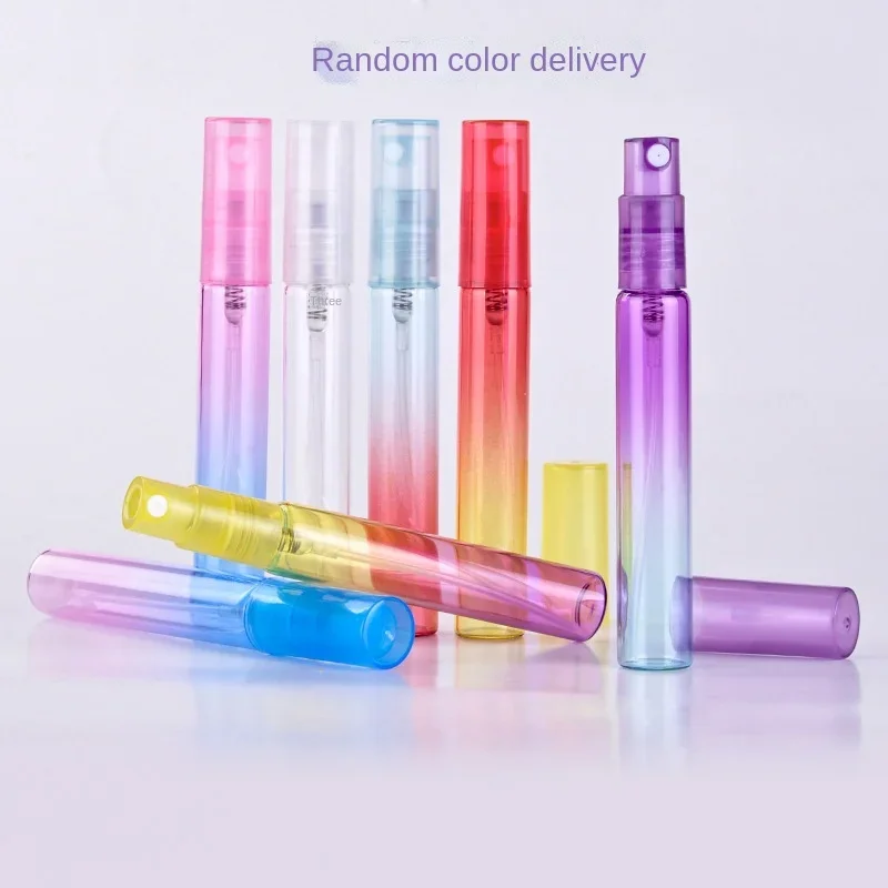 6PCS 8ML Bunte Glas Parfüm Flasche Dünne Glas Wasser Spray Flasche Fläschchen Leere Kosmetische Behälter Für Reise – Detail 5