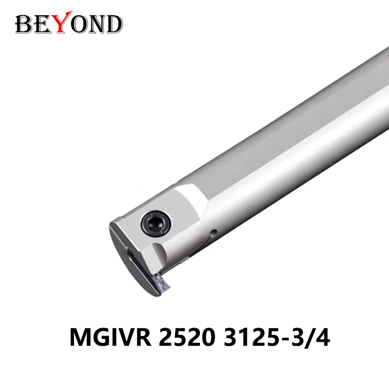 

BEYOND MGIVR2520-3 MGIVR3125-4 MGIVR 2520 3125 Internal Cutting Shank Lathe CNC Tool Bar White Spring Steel Use MGMN300 MGMN400