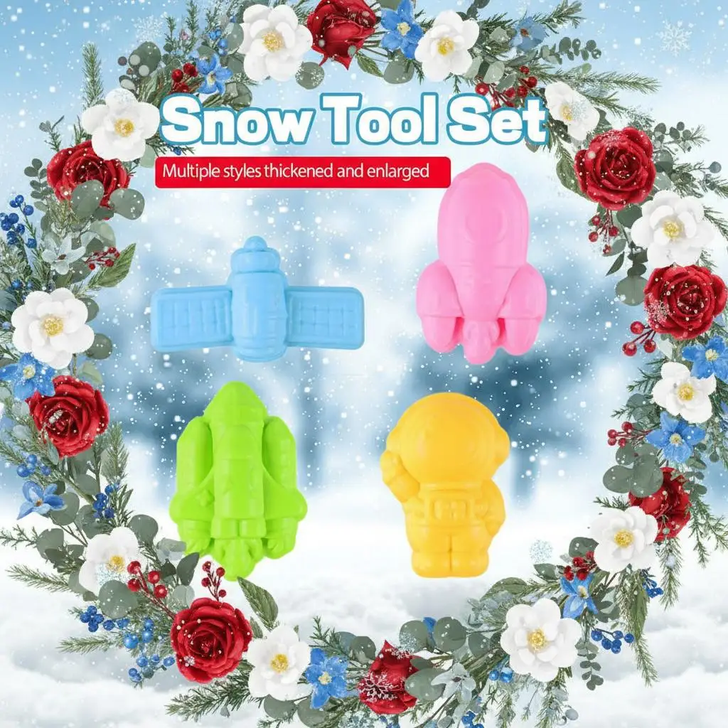 

Зажим для изготовления снежков/рисовых шаров, милый зажим в форме астронавта для самолетов, щипцы для улицы, песочный снежный шар, форма, игрушки, боевые спортивные игрушки