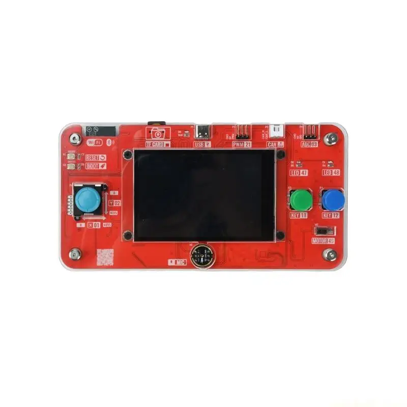 Display Learning Board with Wireless Connection, Data Cable, Card Slot and Screen Feedback for Desk Study, Coding Use and