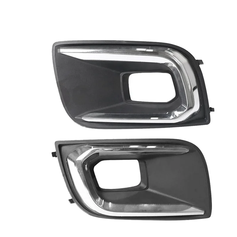 

ABNF!Car Front Bumper Fog Lamp Bezel Cover Fog Light Frame 520400C010 520300C010 For Toyota Sequoia 2018-2021
