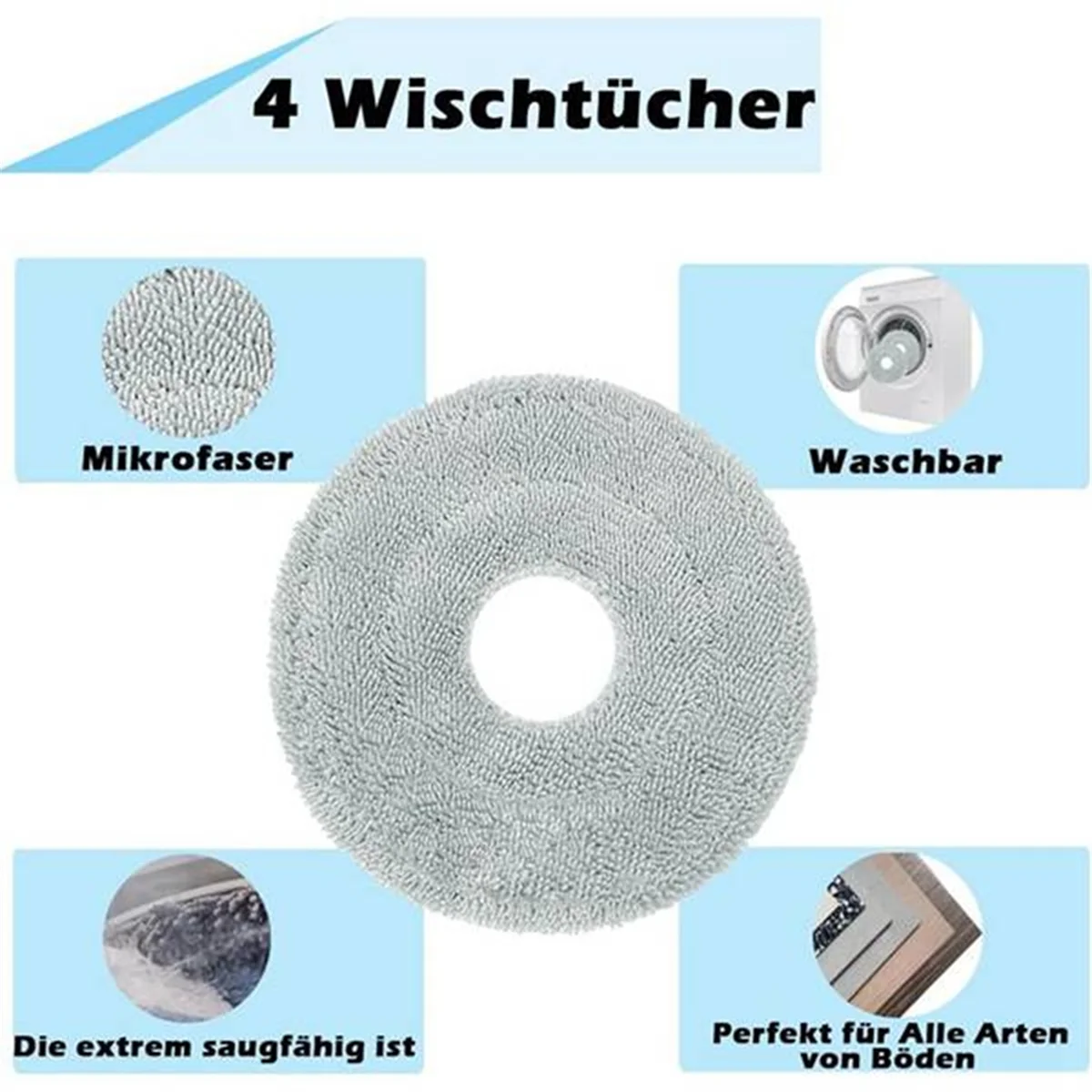 【24 heures-vente!】 Kit de nettoyage pour aspirateur Robot Dreame L10s Pro Ultra Heat/X30 Ultra/X30 Pro/Mova E30 Ultra