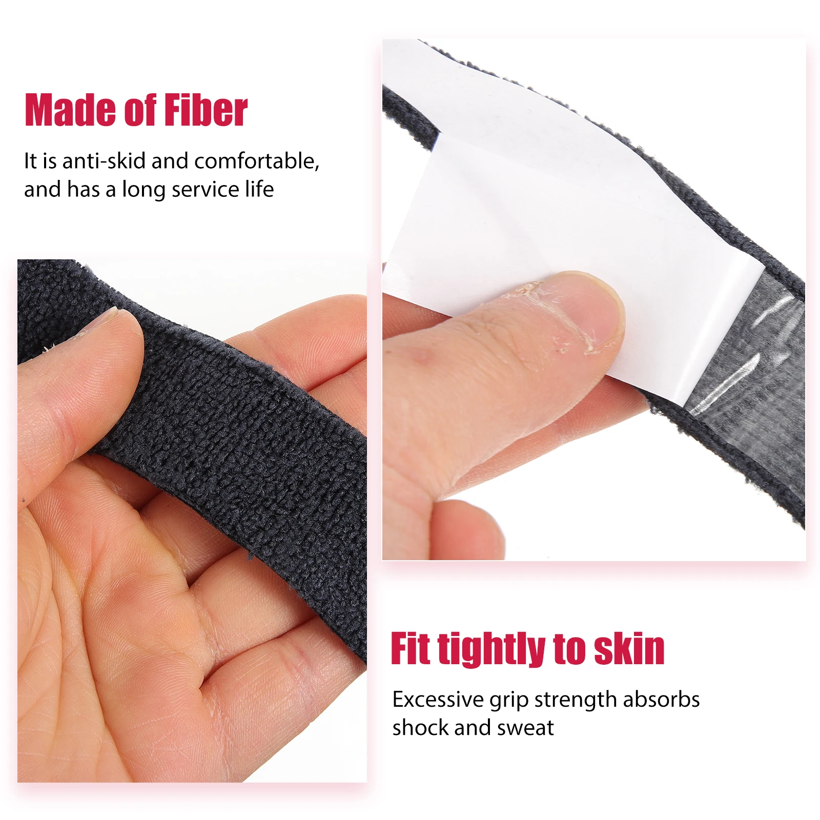 

1 Roll High-Performance Absorbent Racket Grip Tape for Tennis Badminton Anti-Slip Handle Wrapping Lightweight Portable Design