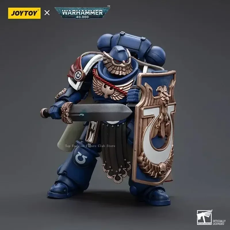 In Stock JOYTOY Dark Source Warhammer 40K Ultra Warrior Pioneer Motorcycle New Ultramarines Pioneer Vitrix Guard Guilliman Toys