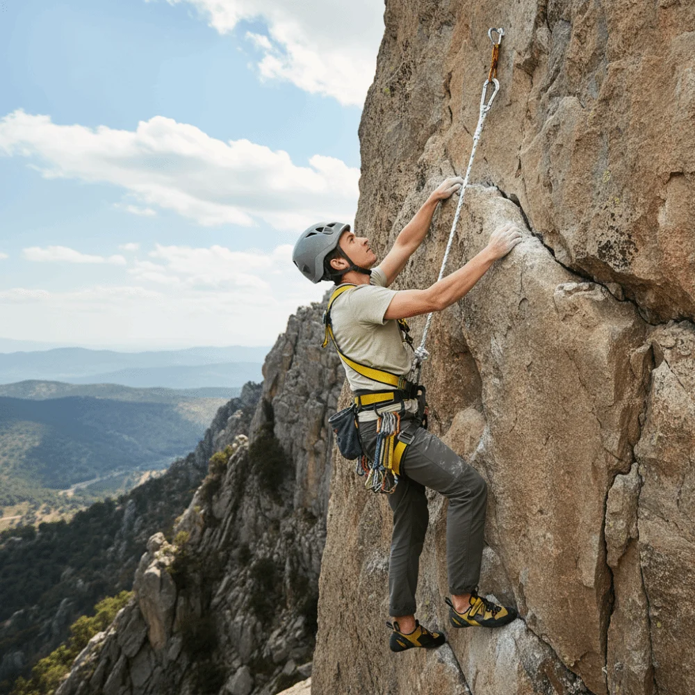 Professional Grade Outdoor Safety Belt Adjustable Quick-Connect Buckle Safety Rope Fall Prevention Rope Hook Rope Lock Set