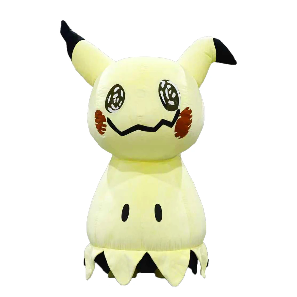 

Funny Rabbit Inflatable Costume Mascot Parade Adult Character Cosplay Animal Birthday Halloween Party Event Plush Set