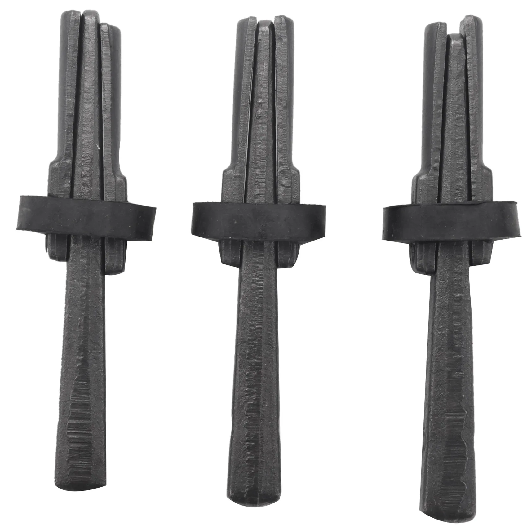 3 Set Stone Splitter 9/16in Metal Plug Wedges and Feathers Shims Concrete Rock Splitters Hand Tool