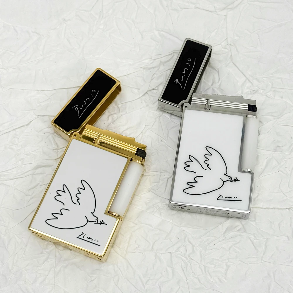 Gas Lighter Picasso Dove Cigarette Lacquer Copper Accessory Cigar Tobacco Smoking Limited Edition Collection Ship to Japan view 6