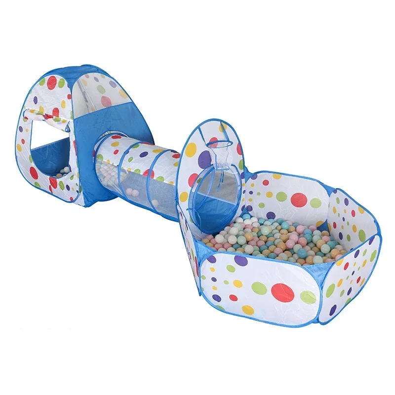 3pcs/set Children's Play Tent Ball Pit Crawling Tunnel Kid Playground Yard Outdoor Garden Toy Tent Baby Playpen Playground House