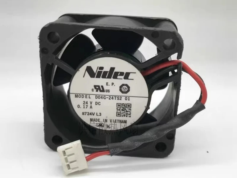 

Free shipping 4020 D04G-24TS2 01 DC24V 0.17A 40 * 20MM inverter fan cooling fan