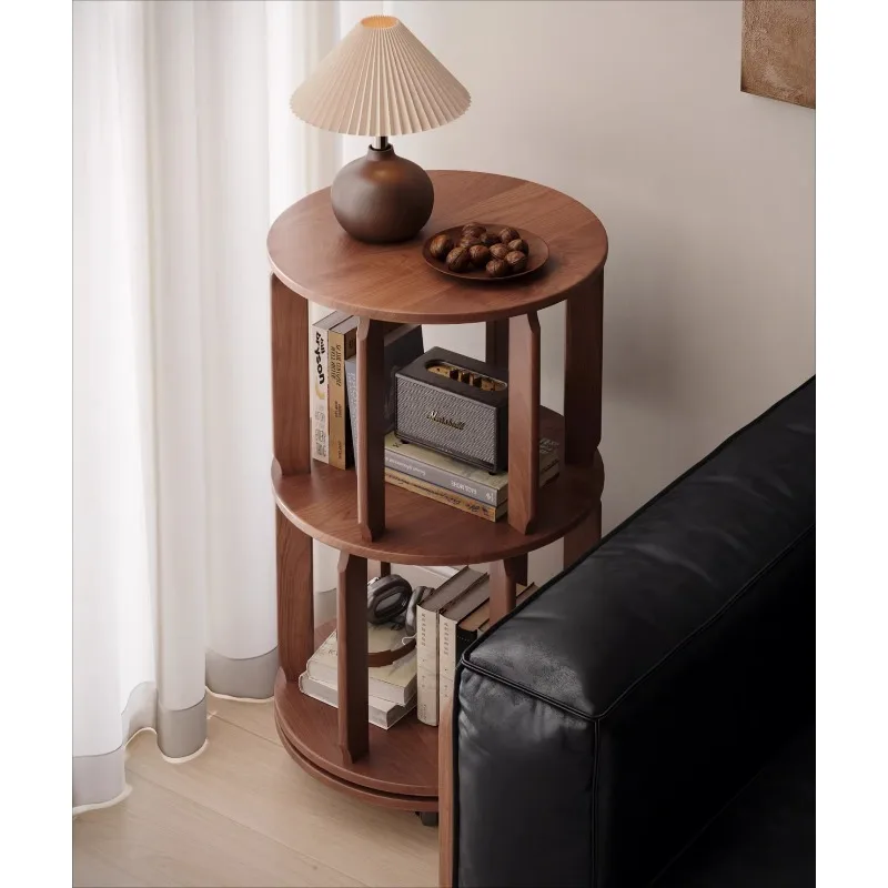 

Вращающаяся на 360 градусов напольная книжная полка, угловой шкаф для хранения