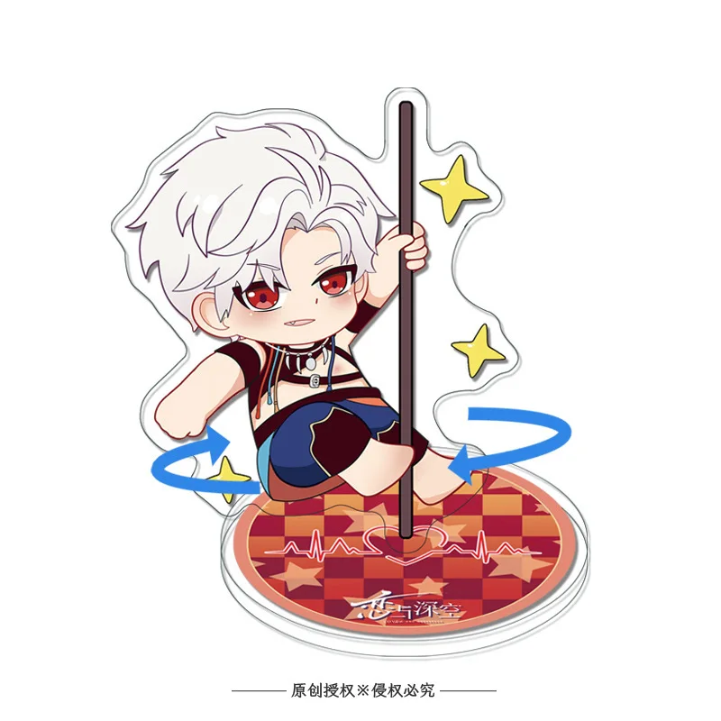 الحب والمساحة العميقة الصينية لعبة الأجهزة الطرفية الاكريليك حامل تحصيل مكتب الحلي الإبداعية هدايا عيد ميلاد لصديق فتاة لعبة