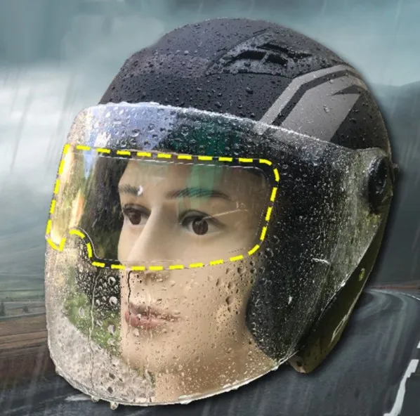 Motorcycle Helmet For Rain Slider