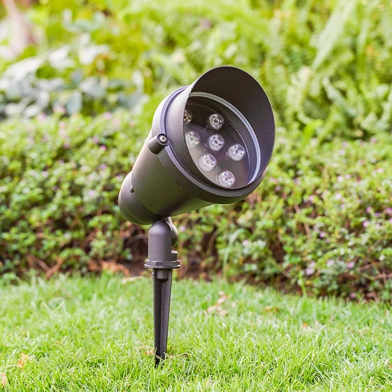 

Colorful led lawn spotlight outdoor waterproof lamp garden villa spotlight spotlight lamp decoration