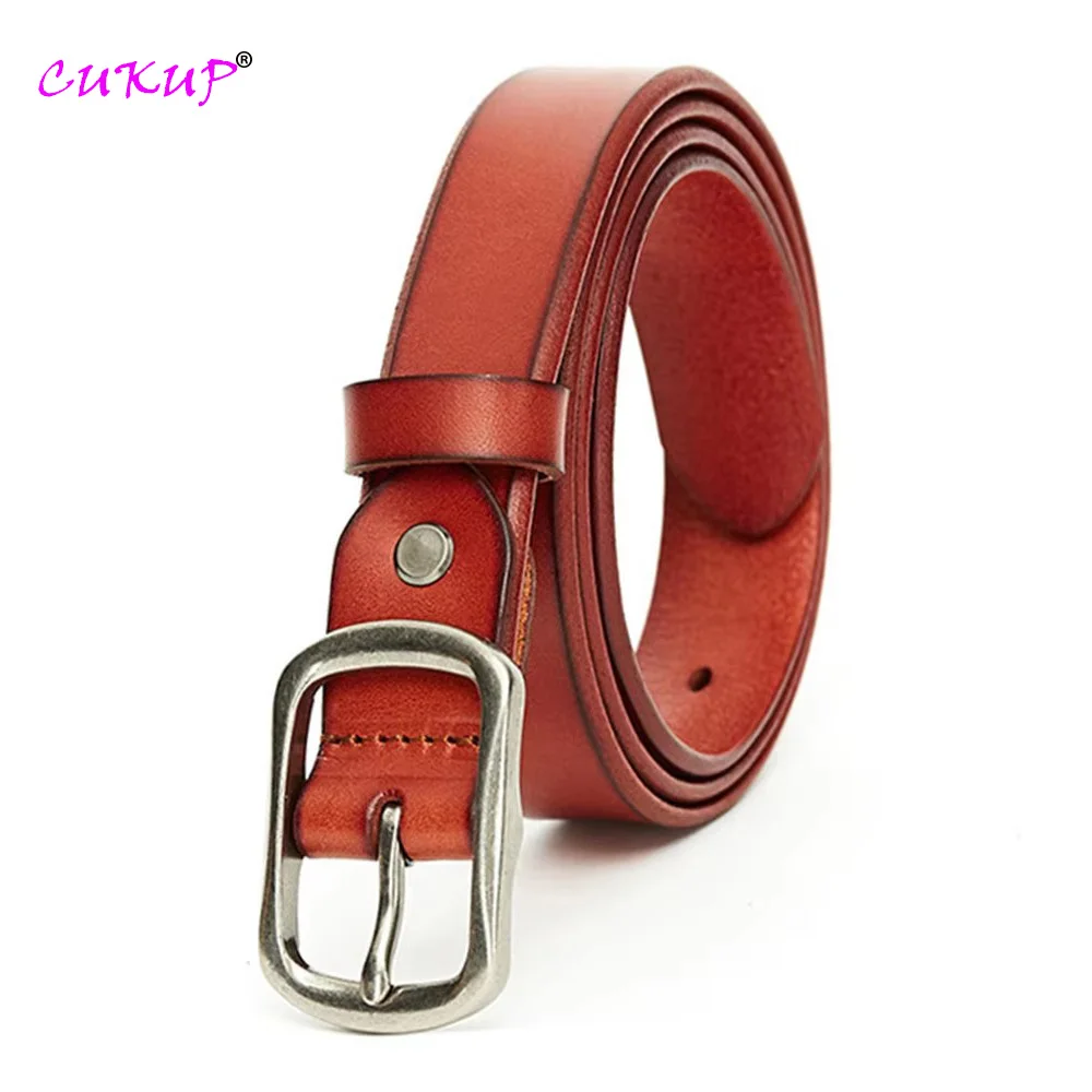 Women's Design Belt Top Quality Cow Genuine Leather Belts Jean 95-110cm Length 2.8cm Wide Female Accessories FCO031