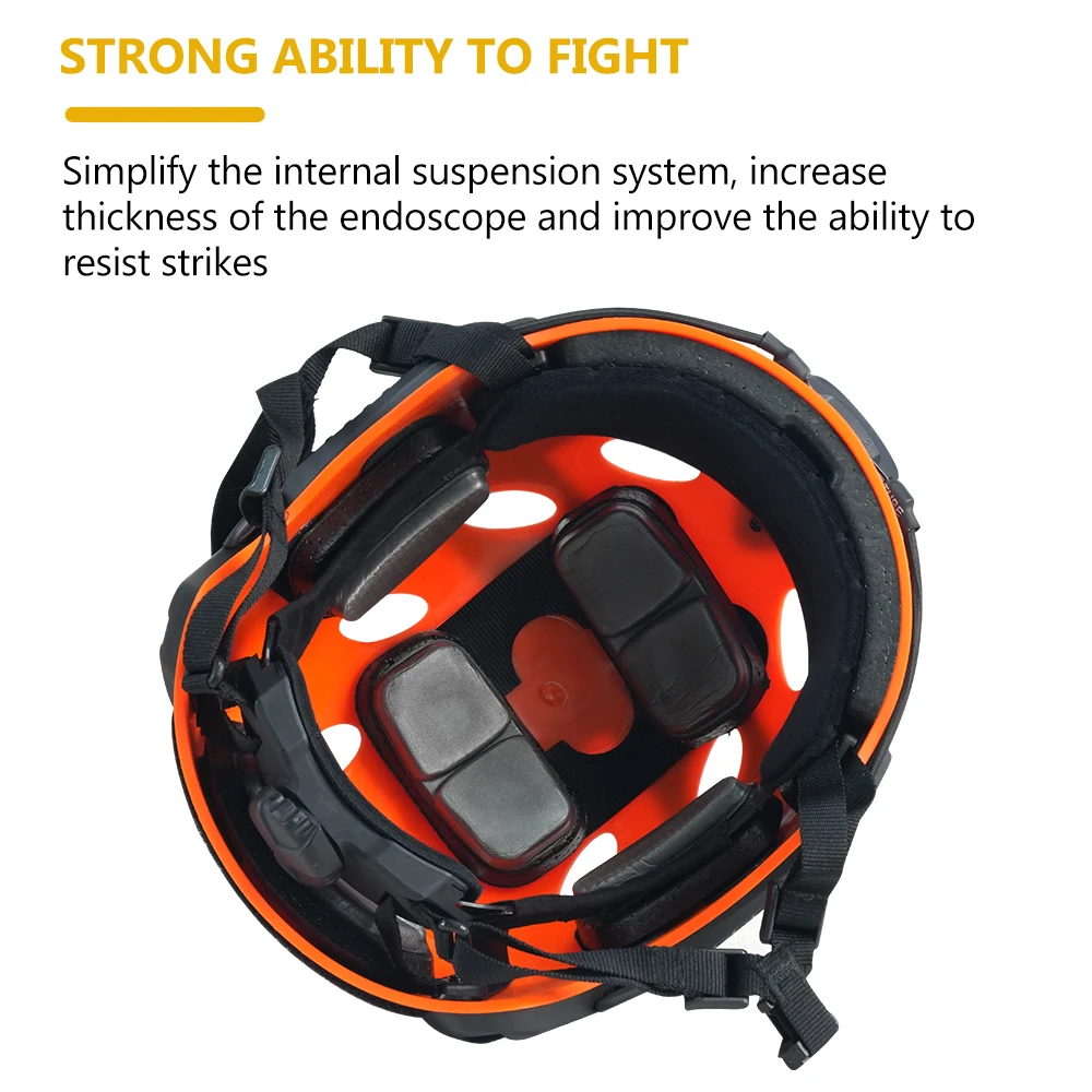 BOOIU Тактический пижамный шлем Спасательный шлем с регулируемой ручкой Многофункциональный безопасный тренировочный аварийный легкий комплект шлемов FAST