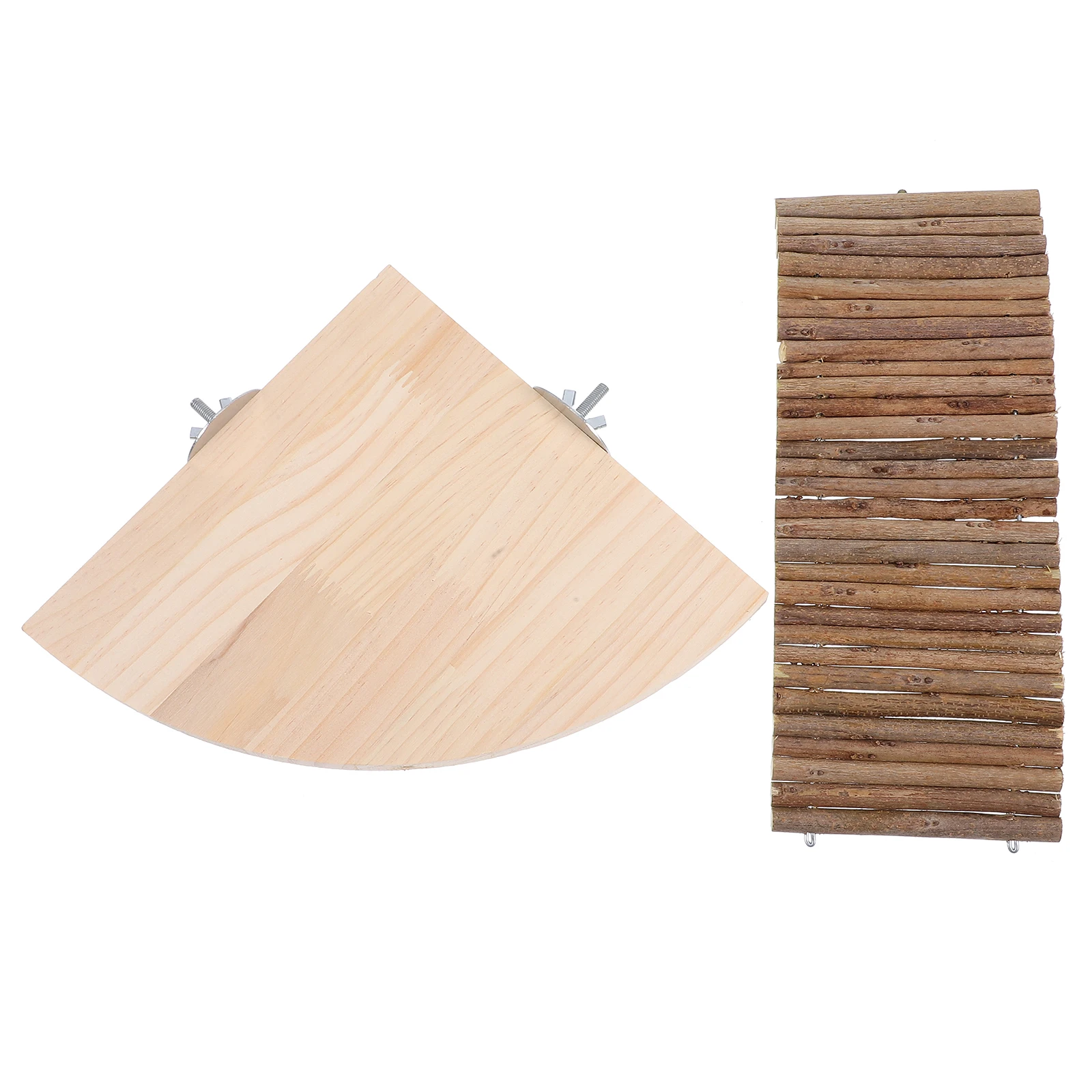 

Natural Wooden Hamster Platform Durable Climbing For Guinea Pigs Rabbits Gerbils Easy Clean Small Animal Activity Playset