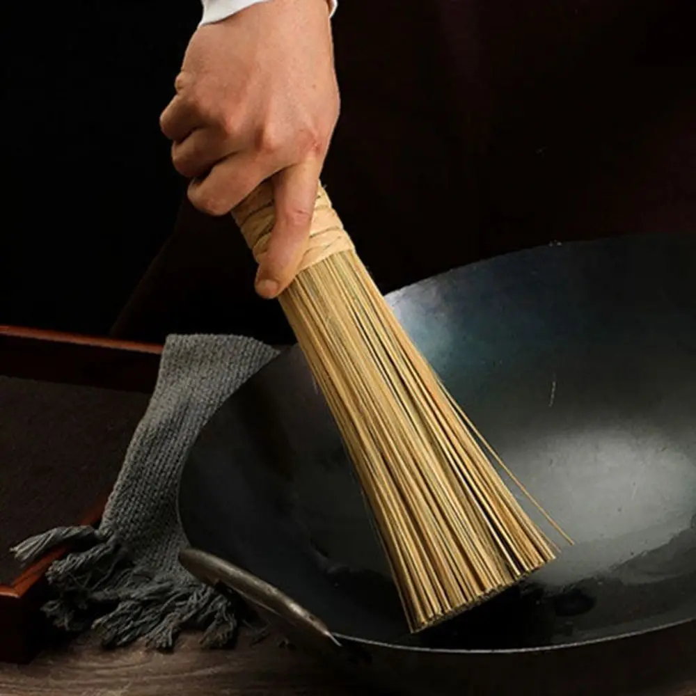 

Handmade Traditional Durable Natural Cleaning Tool Dish Scrubber Pot Pan Cleaner Wok Brush