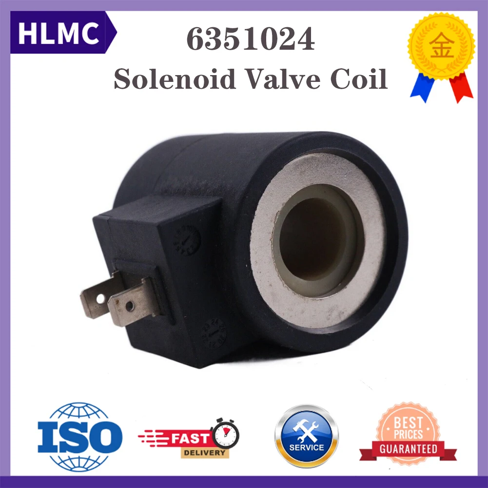 

Запчасти для строительной техники 6351024 Катушка электромагнитного клапана 24 В для деталей экскаватора 10, 12, 16, 38 58