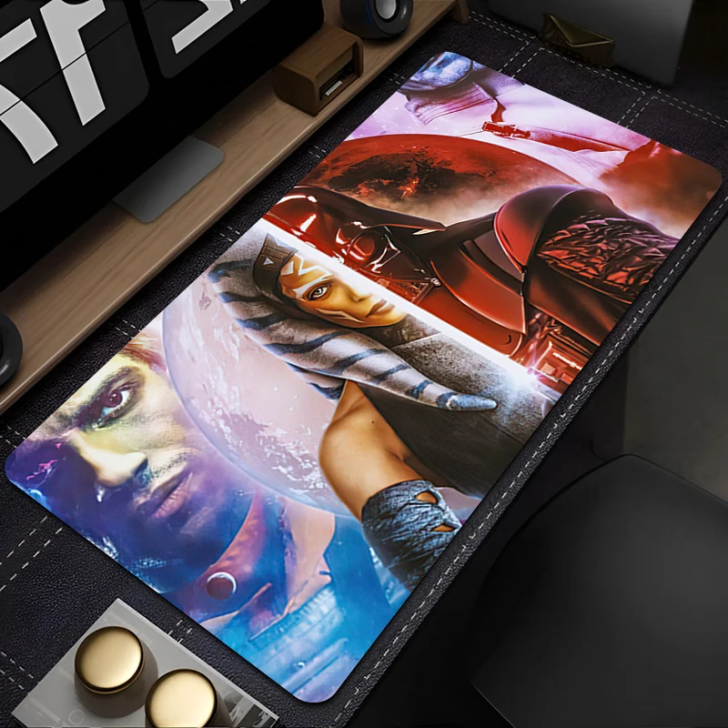 

Portable Mouse Pad Office PC Gaming Star Wars Ahsoka Tano Non-slip Desk Mat Computer Keyboard Pad Durable Desk Mats Mousepad