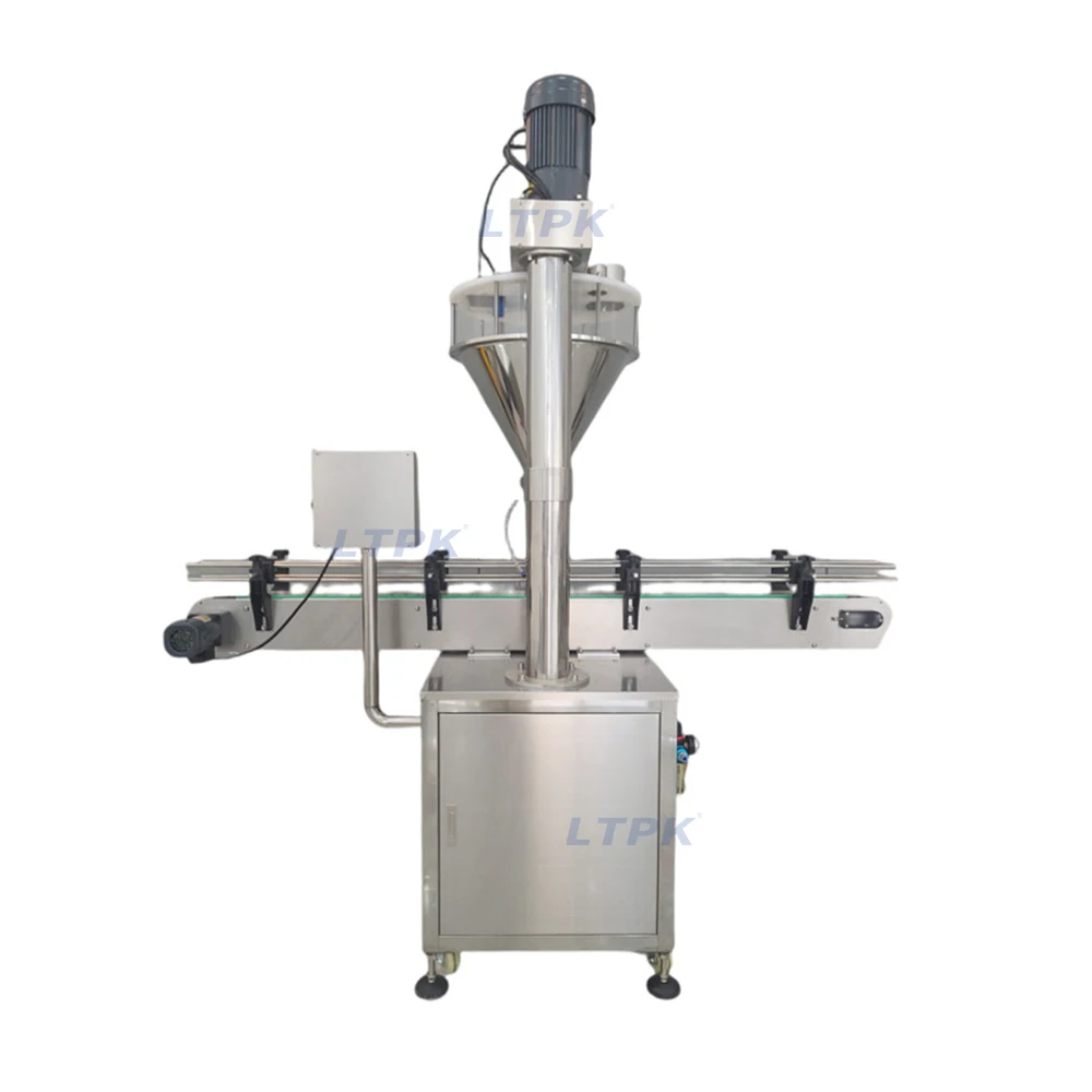 Automatic Auger Powder Filling Machine | 100g-1000g Protein/Cocoa Powder Bottle/Jar Dosing