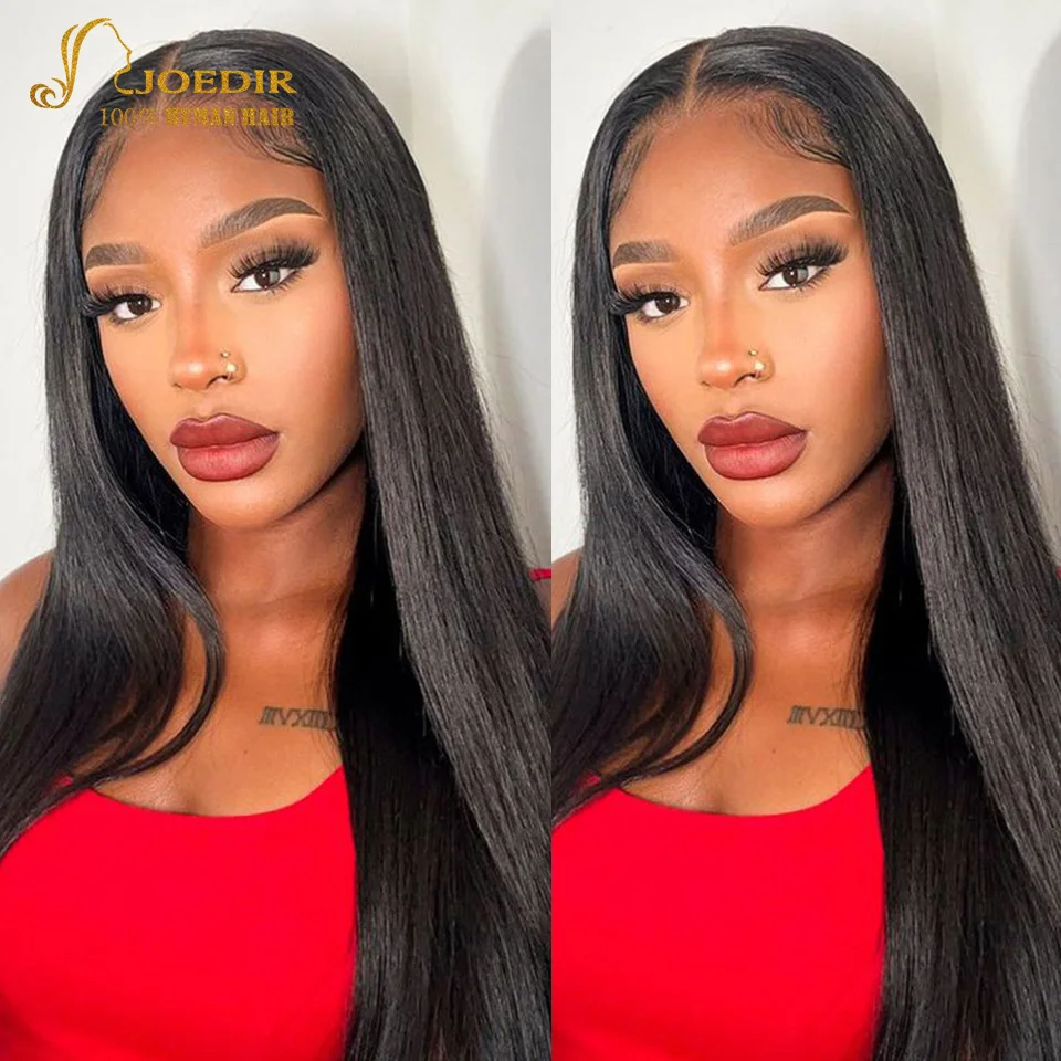 

Bone Straight Lace Front Wig Brazilian Remy 100% Human Hair Wigs T Part Lace Transparent Lace Frontal Wig Pre Plucked