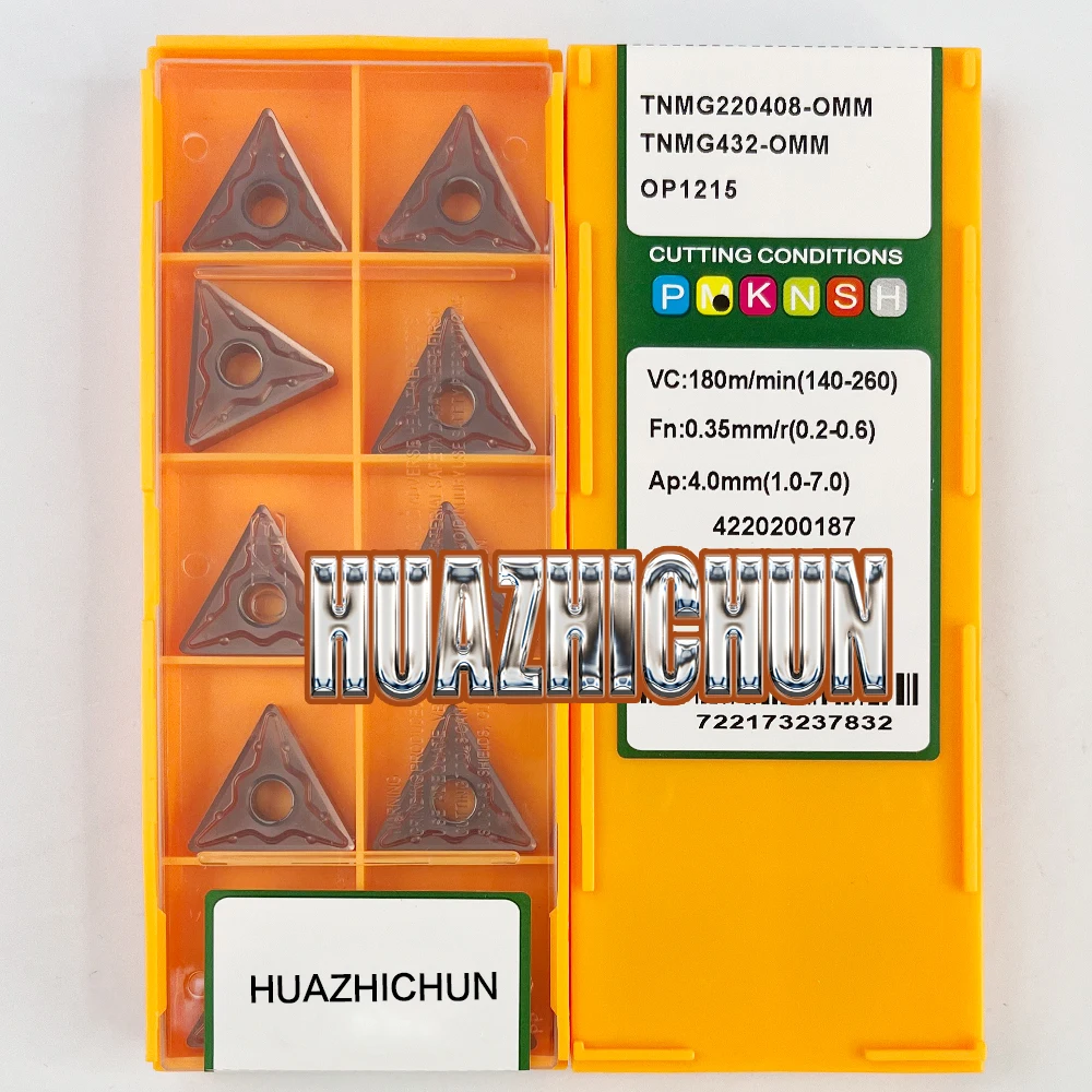 HUAZHICHUN TNMG220408-OMM OP1215 CNC Carbide Inserts For M
