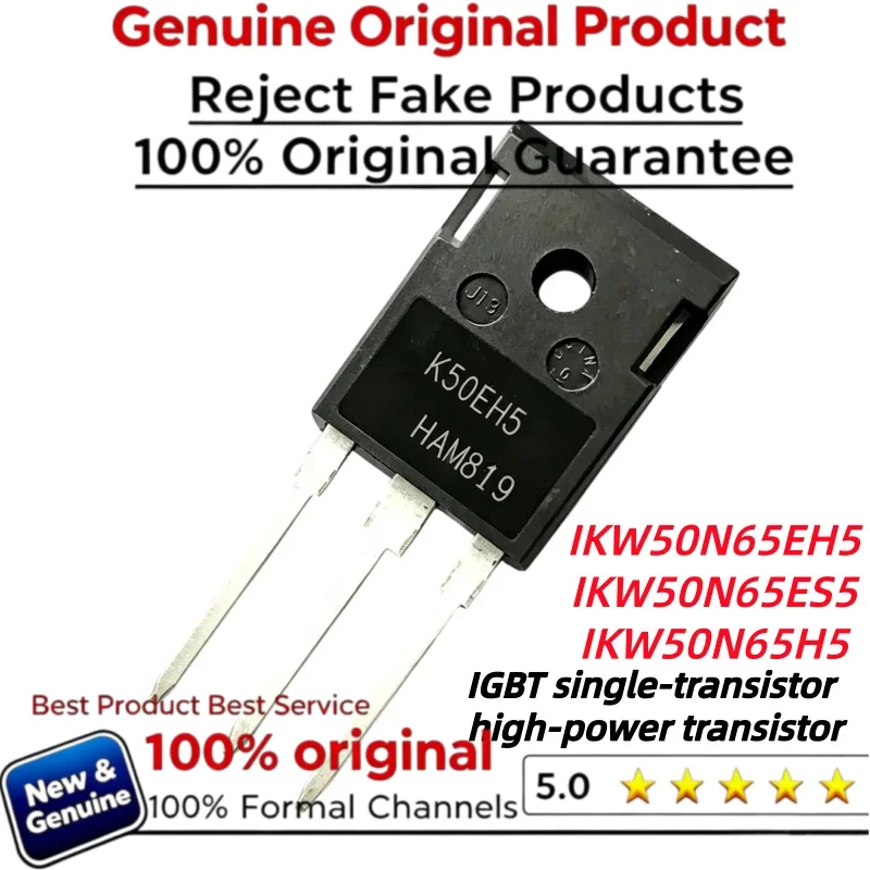 5-10PCS 100% New Imported Original  IKW50N65ES5 K50EES5  IKW50N65H5 IKW50N65EH5 K50EEH5  K50EH5 IGBT  40A 650V TO-247