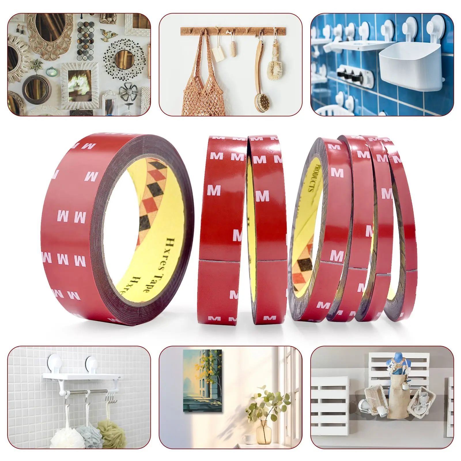 3Meters Foam Double-Sided Self Adhesive Tape Super Strong Special Sticker Two Face Waterproof Light Sponge Tape