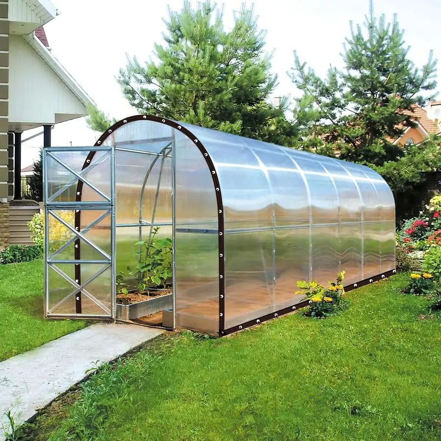 أقمشة شفافة مقاومة للماء تزيد من الحلقات، ربطات حبل مقاومة للرياح بطول 33 قدمًا، غطاء من القماش المشمع البوليستر عالي التحمل مقاوم للمطر في الهواء الطلق، شفاف P