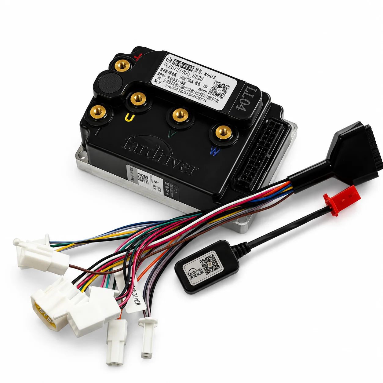 MINI12 100A Intelligent Programmable Sine Wave Controller EV Motorcycle Motor