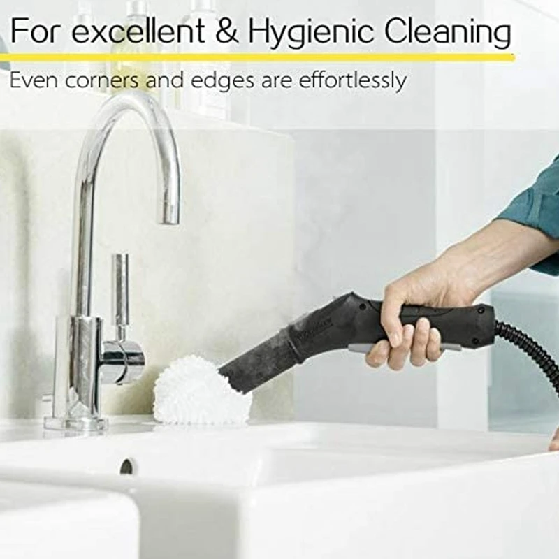 AD-Juego de cubierta de microfibra para boquilla de mano Karcher Easyfix Limpiador de vapor SC1, SC2, SC3, SC4, SC5