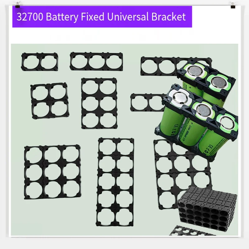 Li-ion Battery Holder 32650 32700 32900 Snap-on Mounting Bracket 2/3/6 Cell Lithium Battery Connection Bracket