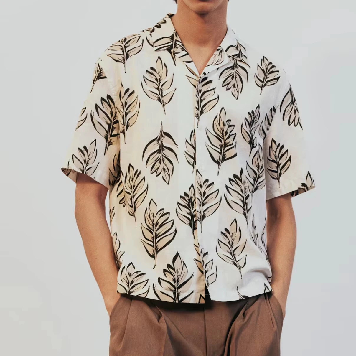 

Floral Leaves Resort Button Up Shirt 3D Print Flower Hawaii Style Casual Men/Women Streetwear Short Sleeve Fashion Clothing