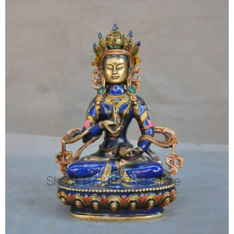 Tibetan Buddhism bronze Cloisonne Gilt Vajrasattva Buddha statues tara Kwan-Yin