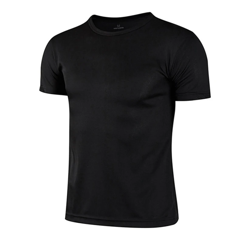 Men Women Quick Dry Short Sleeve Sport T Shirt Gym Jerseys Fitness Shirt Trainer Running T-Shirt Teenager Breathable Sportswear