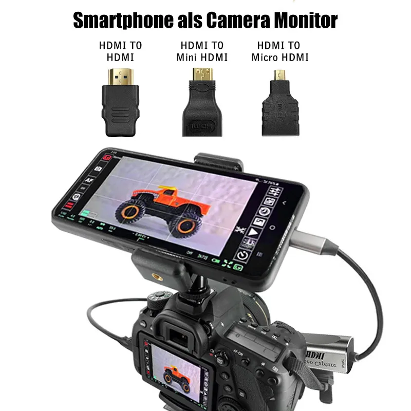 안드로이드 휴대폰 태블릿 카메라 모니터용 HDMI 어댑터, 비디오 캡처 카드 장치, DVD 카메라, 라이브 녹화, 브이로그, 유튜버, 영화 제작자용