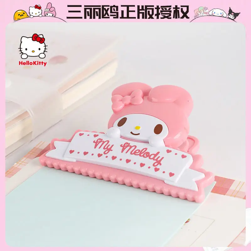 New Sanrio innovative kitchen storage food snack seal cute melody sealer clip plastic tool kitchen seal bag clip accessories