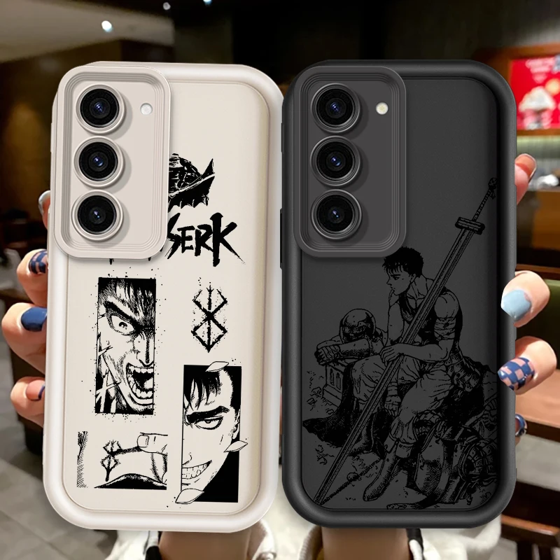 Berserk Popular Anime For Samsung Note 20 S24 S23 S22 S21 S20 Ultra Plus FE A25 A23 A22 A55 A35 5G Eye Ladder Soft Phone Case