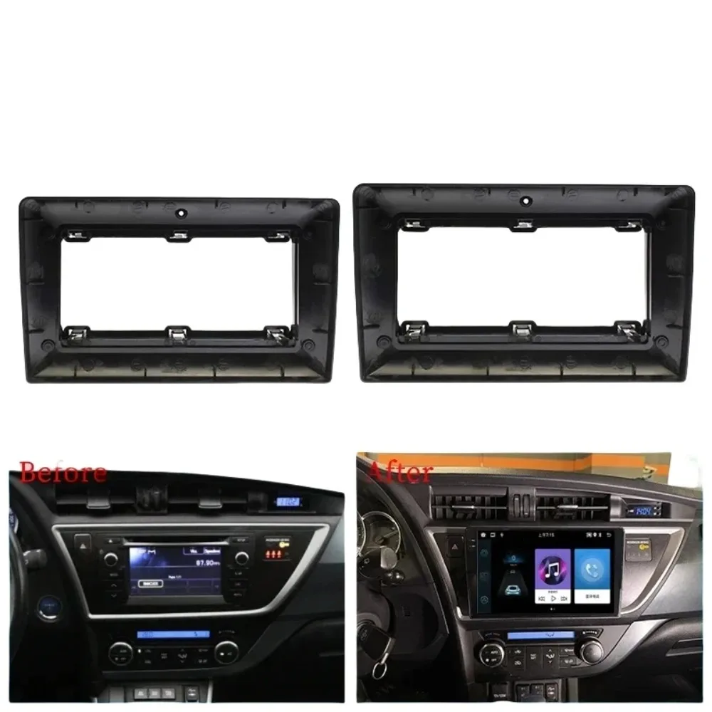 

Комплект приборной панели Android 9 дюймов/10 дюймов для Toyota Auris II 2012-2015 — адаптер рамки Facia