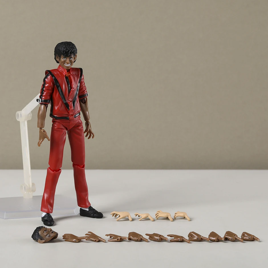 figma 096 MJ Thriller Ver. Movable Assemble Action Figure Figurine