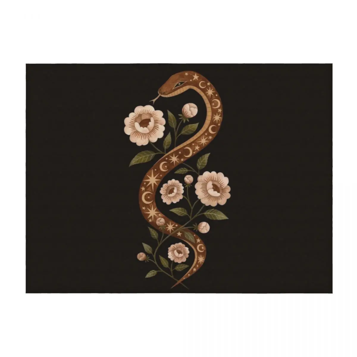 

Serpent spells Throw Blanket Sofa Quilt Decorative Beds Retros Soft Beds Blankets