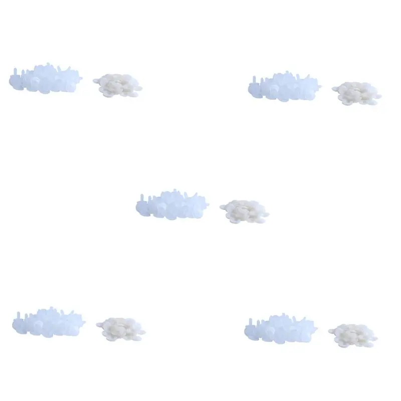 

ABZV-250Sets White Making Craft Joints 20Mmx20mm 20Mmx5mm