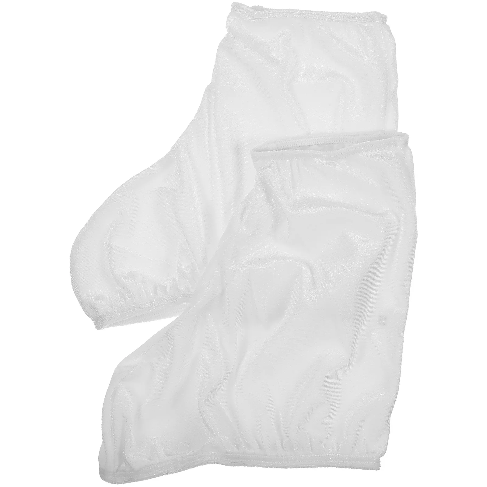 Ice Skate Shoe Covers Elastic Protective Sleeve Anti-Scratch Skate Boot Cover Size M White for Hockey Figure Skates