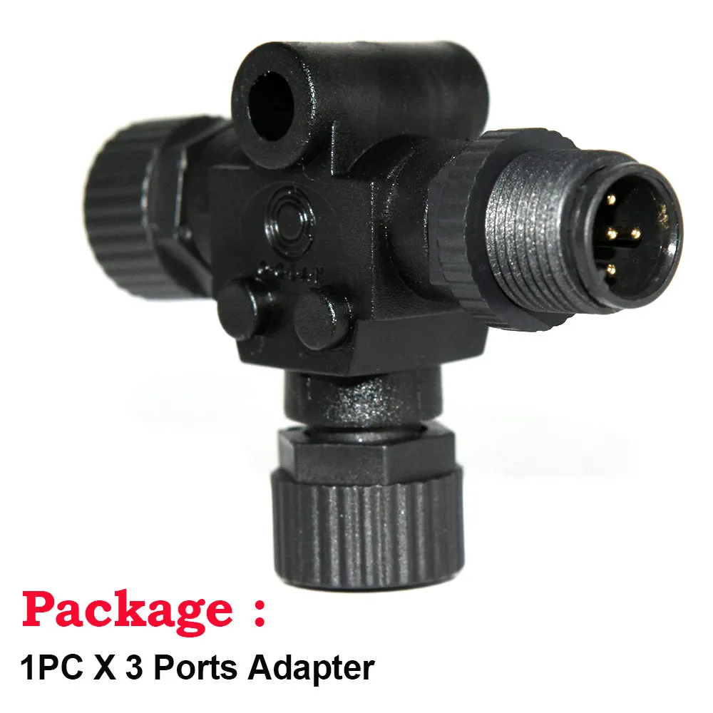 NMEA 2000 Kabeladapter Seriële datumnetwerken Marine Boot NMEA 2000 Starterkit ABS T-type 5PIN Connector Adapterkabels 0,5-4M - afbeelding 1