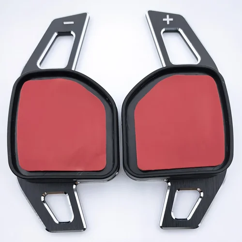 Imagen 2 del producto Para Audi A3 S3 8V A4 S4 A5 S5 B8.5 A6 S6 A7 S7 C7 Q5 Q7 2013 2014 2015 2016 extensión de palanca de cambios de volante de aluminio