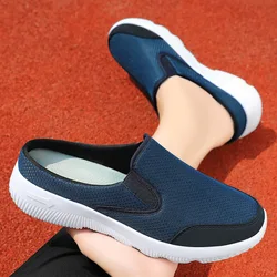 2024 Mesh Shoes for Men Breathable Soft Sole Vulcanize Shoes Men Loafers No Slip Wear-resistant Men Casual Shoes Tenis Feninino