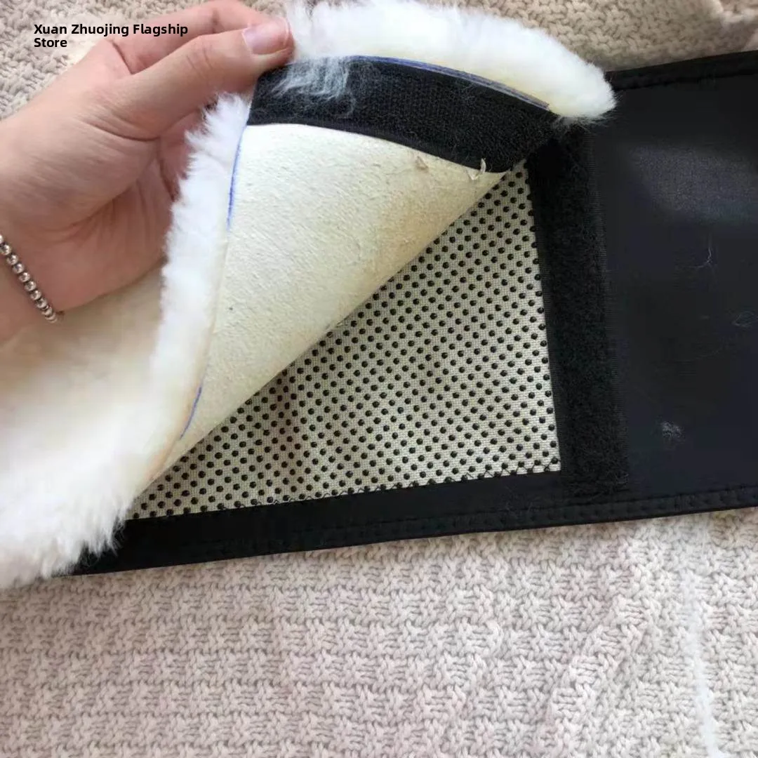 

Теплый пояс для поддержки талии из овчины, регулируемый эластичный пояс для улицы, согревающий пояс для талии, для здоровья, для всего тела, для домашнего использования, взрослый размер